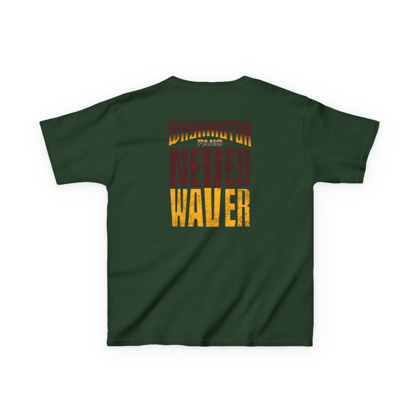 Washington Fans Never Waver Kids Heavy Cotton™ Tee - Never Waver