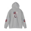 Unisex Heavy Blend™ Hooded Sweatshirt - Stylish Comfort with 'Never Waver Trump Fist Pump W Jesus  Protection' Design - Never Waver