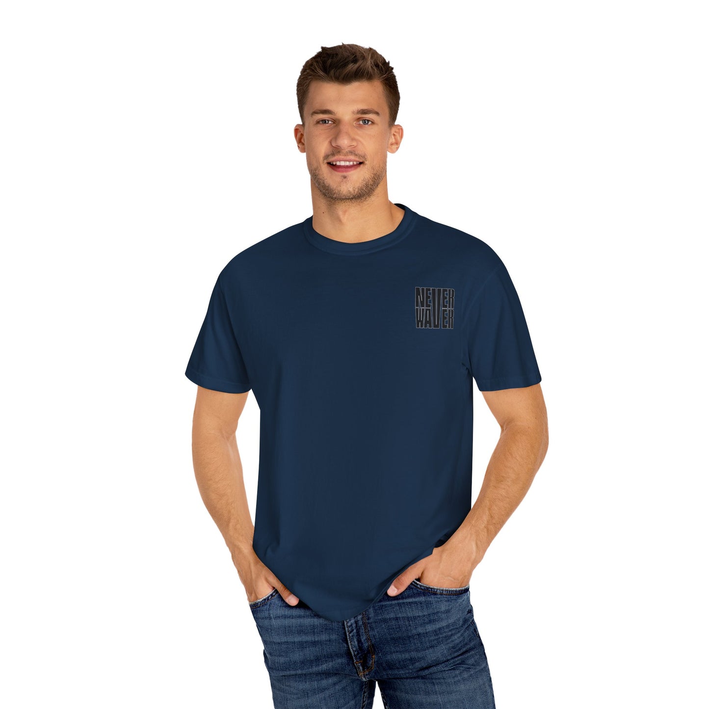 Unisex Garment-Dyed T-Shirt - 'Never Waver Mamacita Needs a Margarita' Design - Never Waver