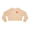 Never Waver Oh Honey I am that Mom Women's Cropped Fleece Pullover - Never Waver