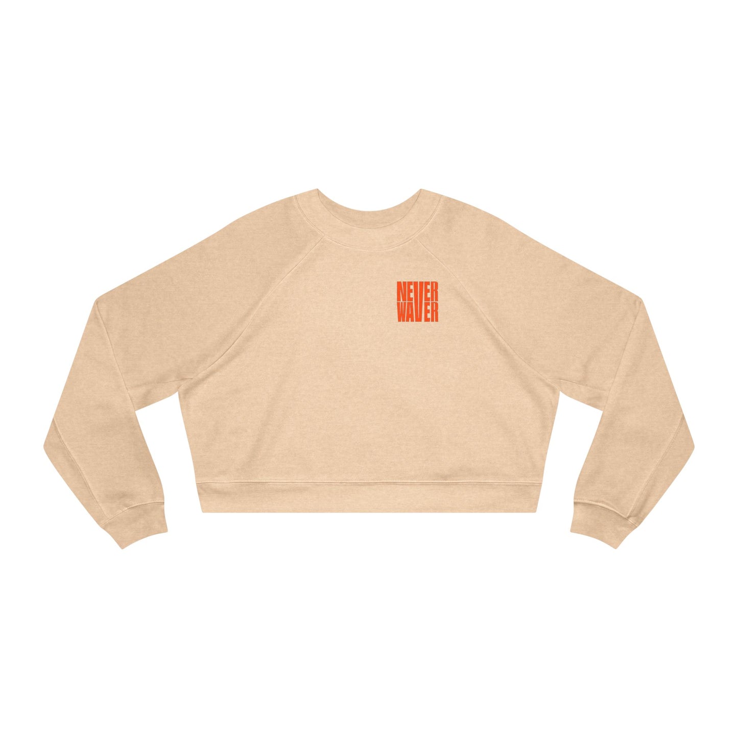 Never Waver Oh Honey I am that Mom Women's Cropped Fleece Pullover - Never Waver