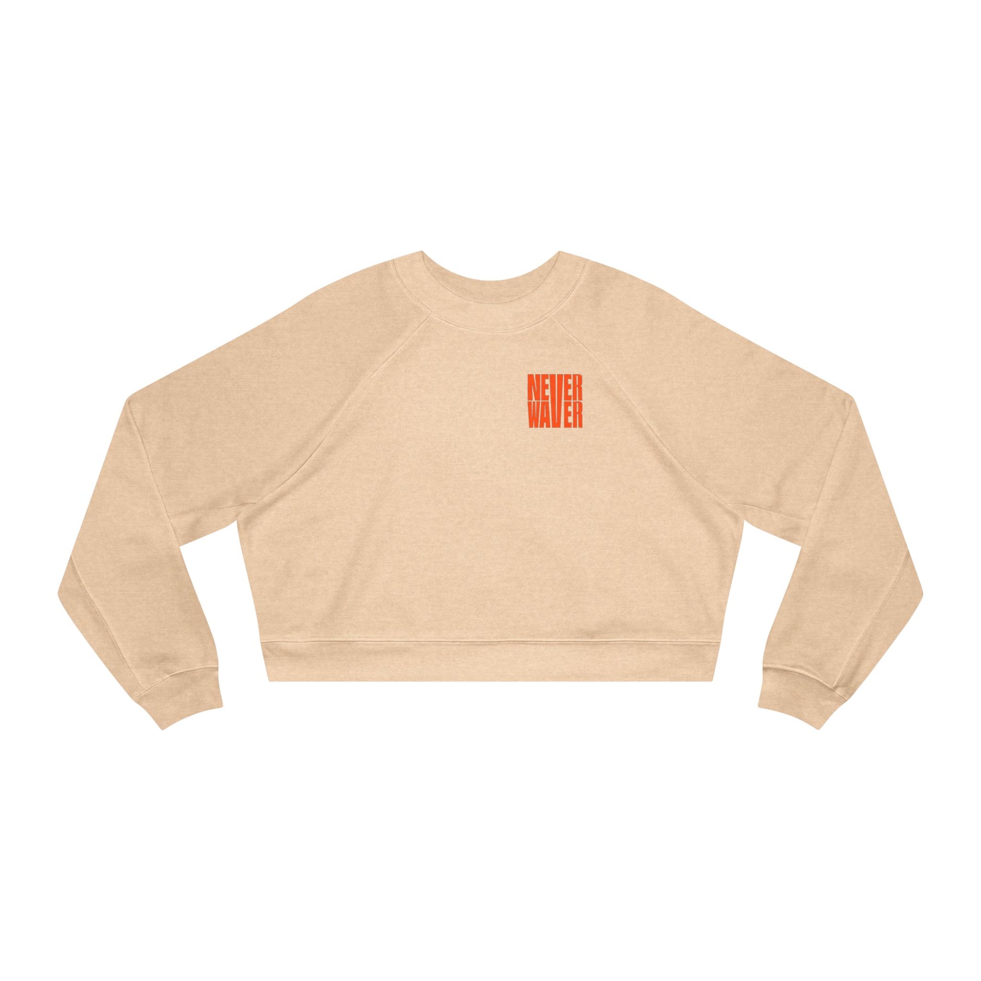 Never Waver Oh Honey I am that Mom Women's Cropped Fleece Pullover - Never Waver