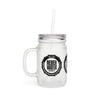 Never Waver PAPA Because Grandpa Is For Old Guys Mason Jar with Straw - Perfect Gift for Father's Day or Independence Day - Never Waver