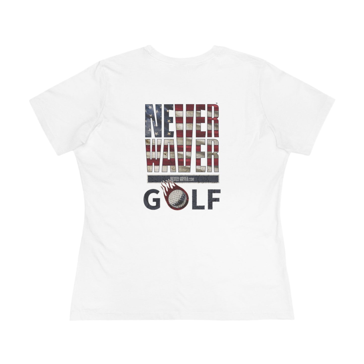 Never Waver Golf Women's Cotton Tee - Never Waver