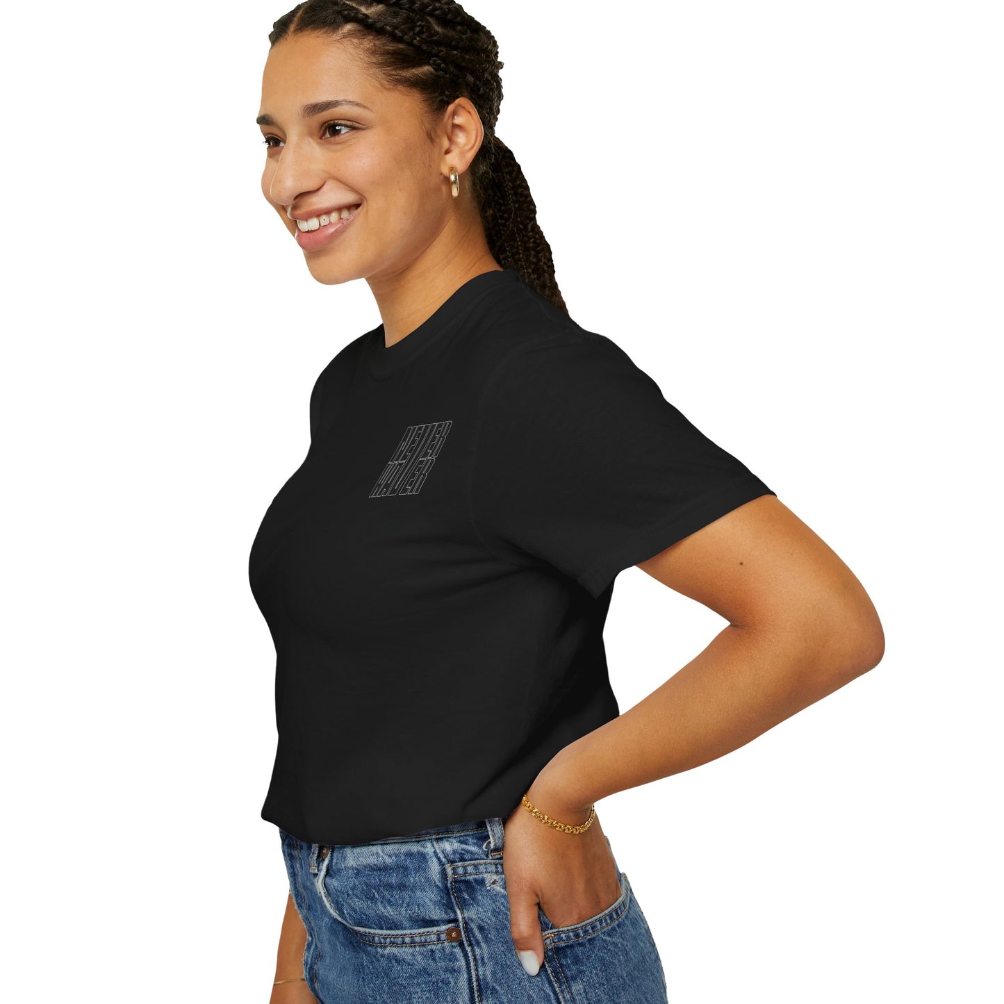Unisex Garment-Dyed T-Shirt - 'Never Waver Mamacita Needs a Margarita' Design - Never Waver