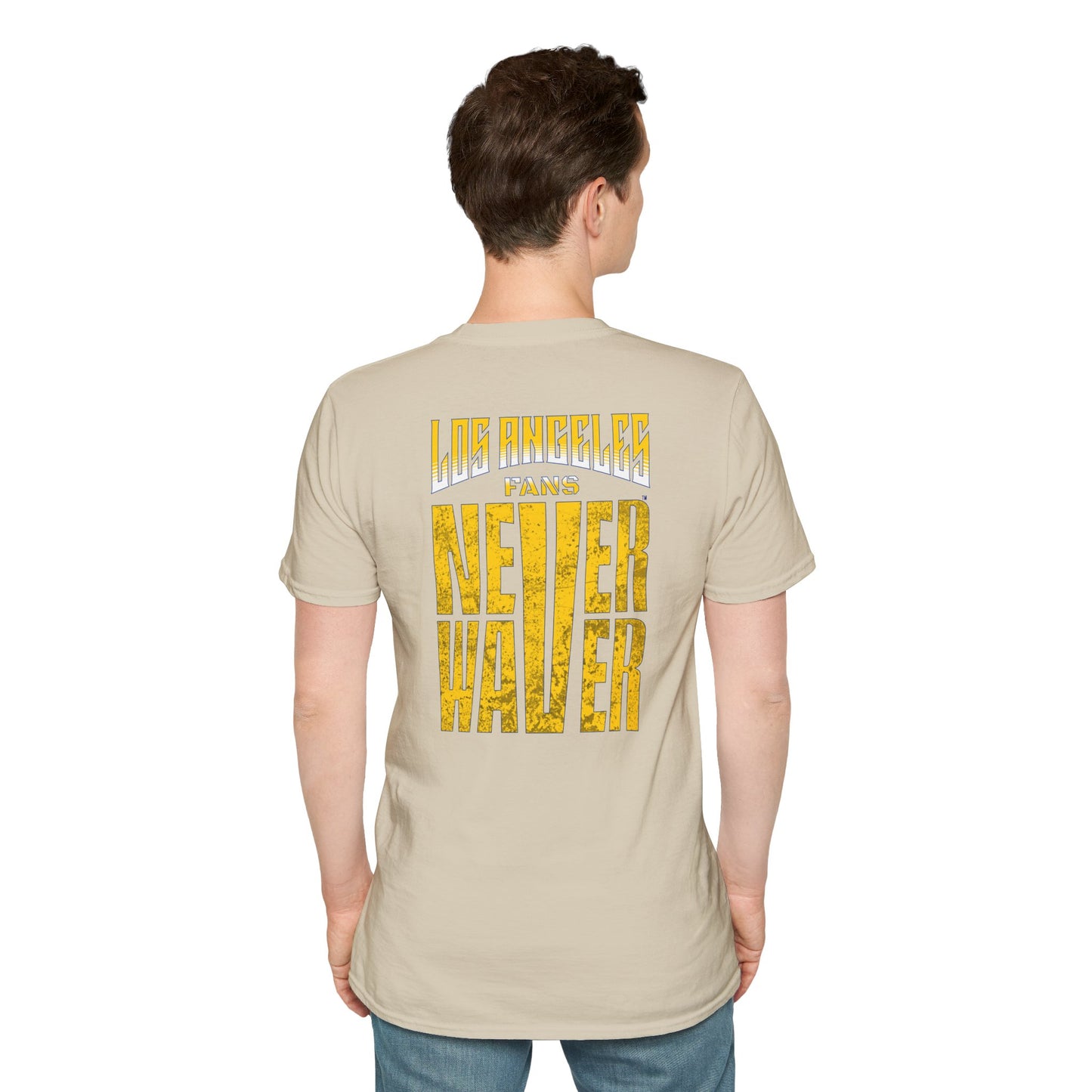 Los Angeles Fans Never Waver Unisex Softstyle T-Shirt - Never Waver