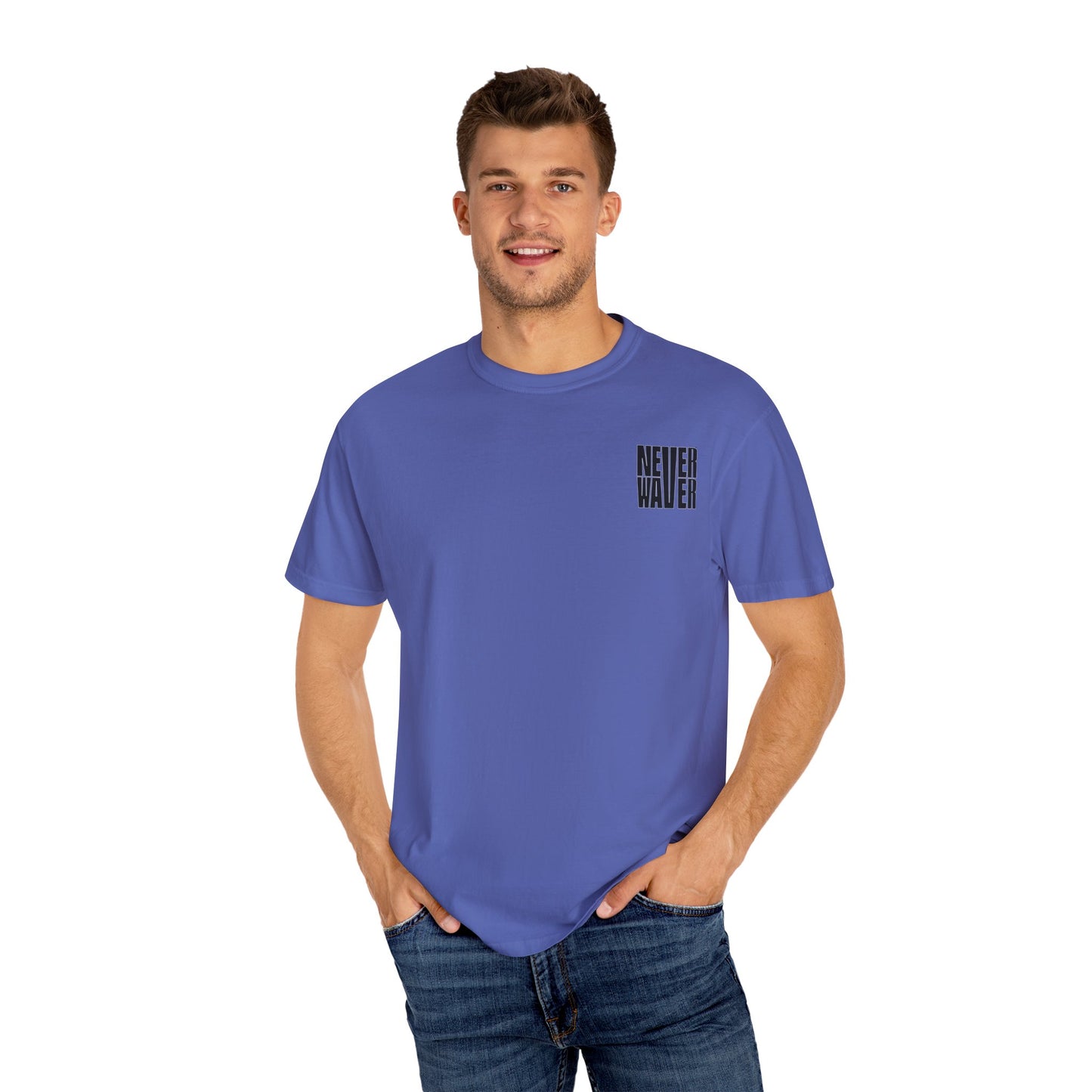 Unisex Garment-Dyed T-Shirt - 'Never Waver  I'm that Mom Sorry Not Sorry' Design - Never Waver
