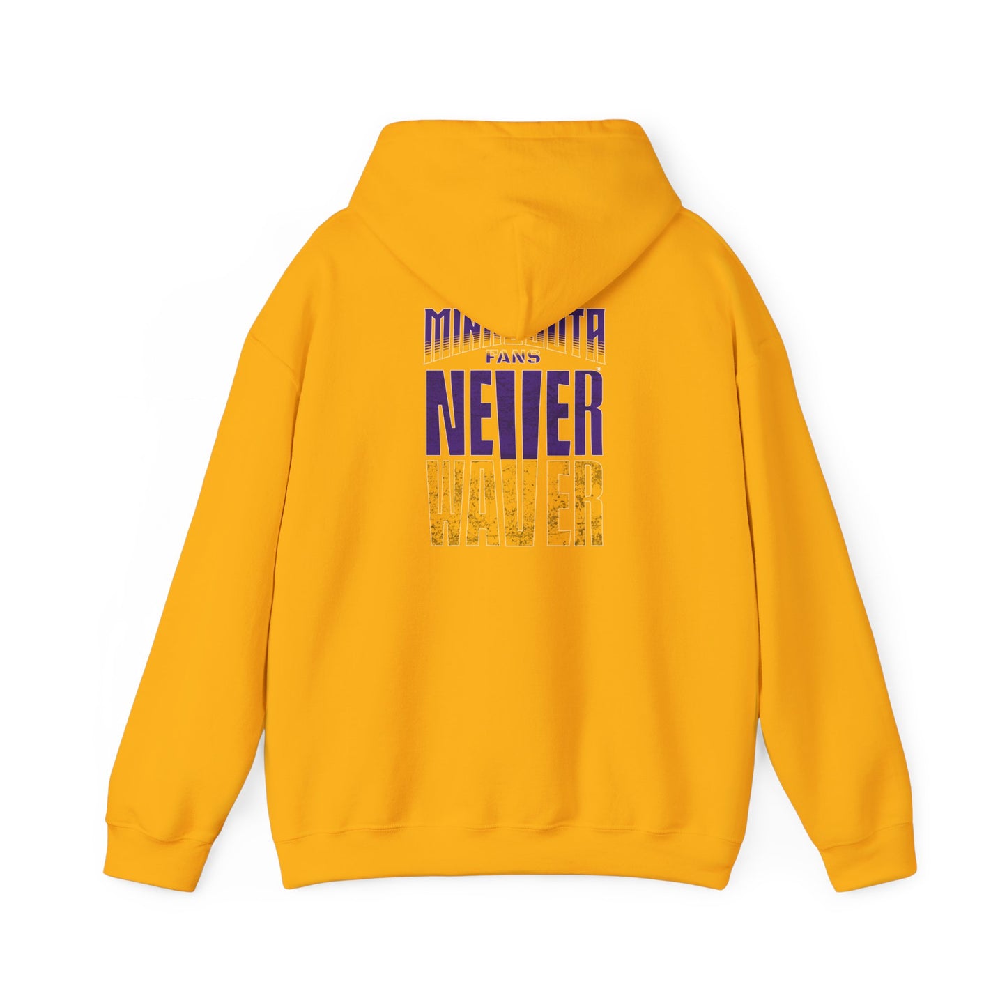 Unisex Heavy Blend™ Hoodie - "Minnesota Fans Never Waver" Design for Comfort and Motivation - Never Waver