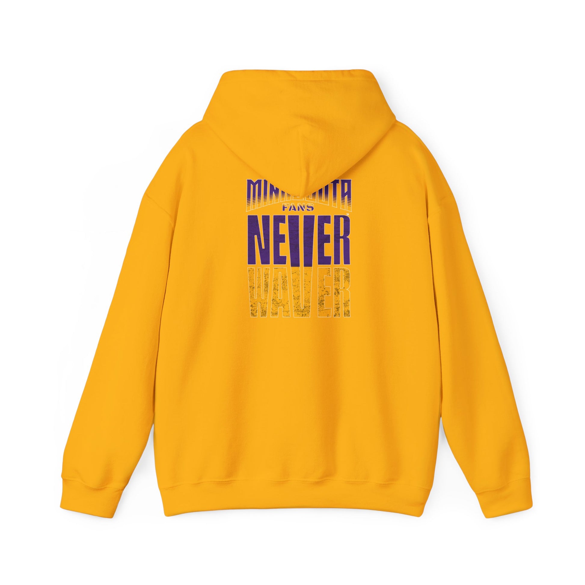 Unisex Heavy Blend™ Hoodie - "Minnesota Fans Never Waver" Design for Comfort and Motivation - Never Waver