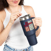 Never Waver Husband Daddy Protector Hero Insulated Travel Mug, 40oz - Never Waver