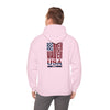 Patriotic Unisex Hooded Sweatshirt - 'Better Water USA' Design - Never Waver