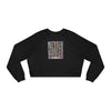 Never Waver Leopard Women's Cropped Fleece Pullover - Never Waver