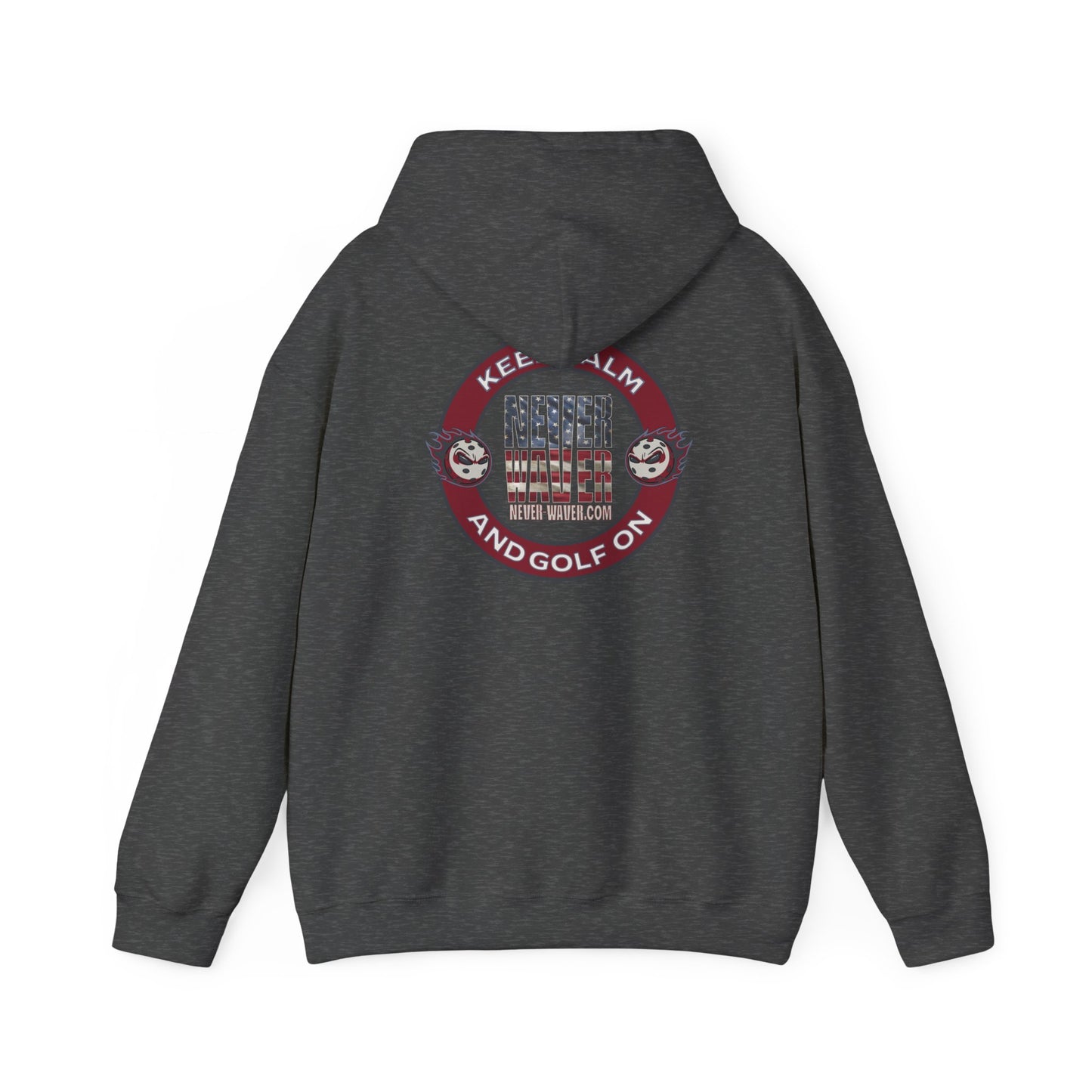 Never Waver Golf Hoodie - Unisex Heavy Blend™ Sweatshirt - Never Waver