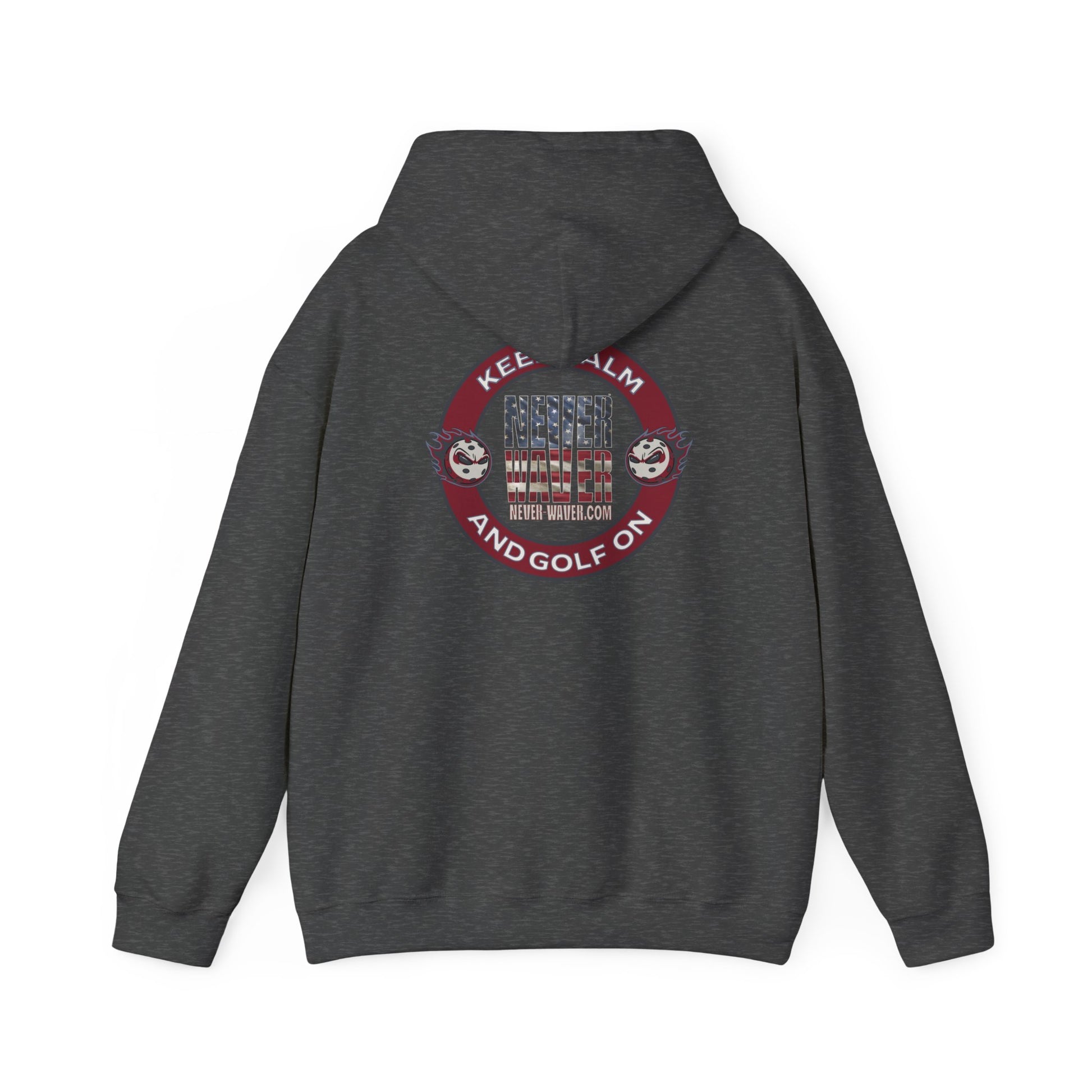 Never Waver Golf Hoodie - Unisex Heavy Blend™ Sweatshirt - Never Waver