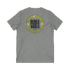 Unisex V-Neck Tee - Never Waver Tequila, Tacos, & Friends T-Shirt - Never Waver