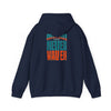 Unisex Heavy Blend™ Hooded Sweatshirt - "Miami Fans Never Waver" Inspirational Hoodie - Never Waver