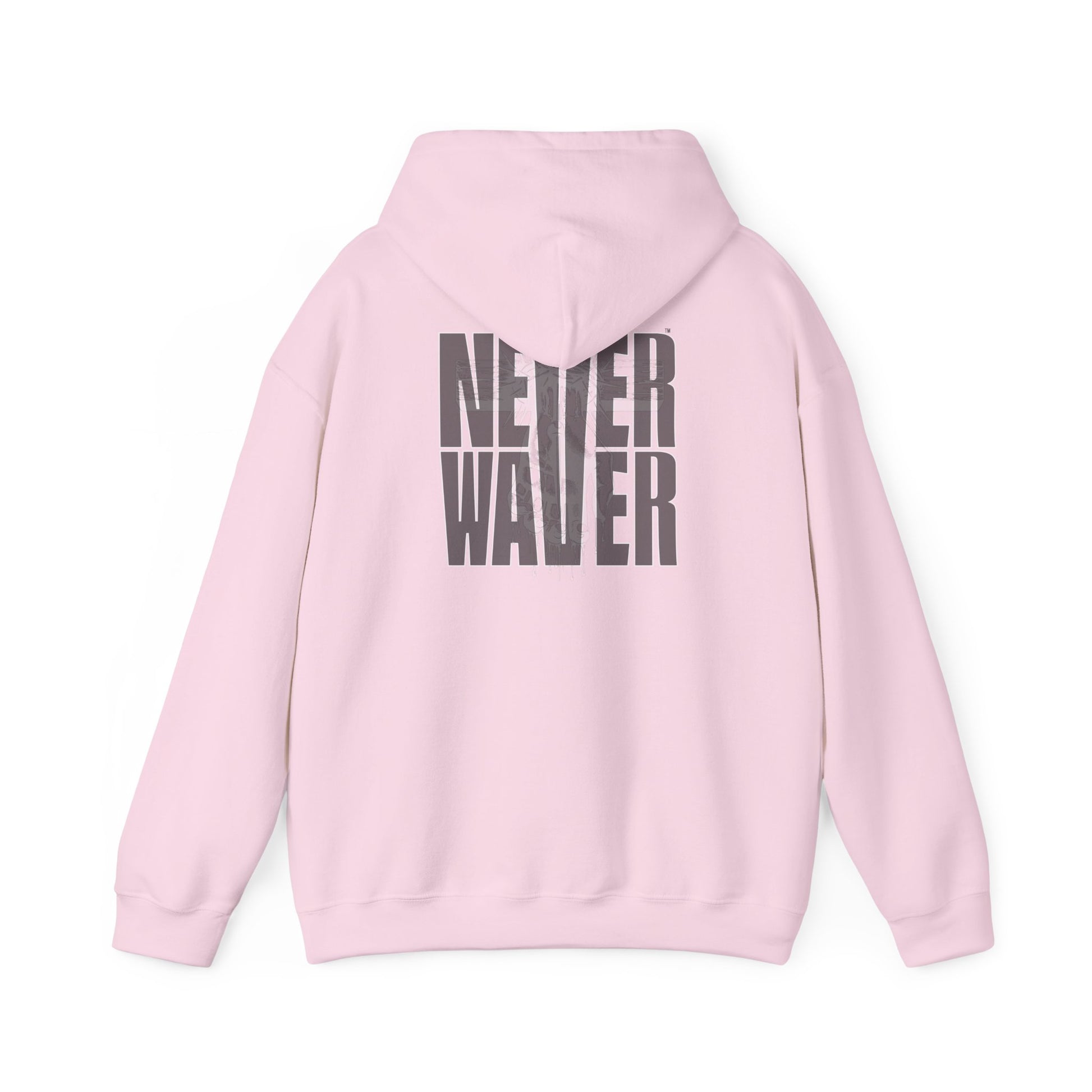 Never Waver” Jesus t-shirt might eye-catching design that reflects a steadfast faith and confidence in Christ.  Hoodie - Unisex Heavy Blend™ Sweatshirt - Never Waver