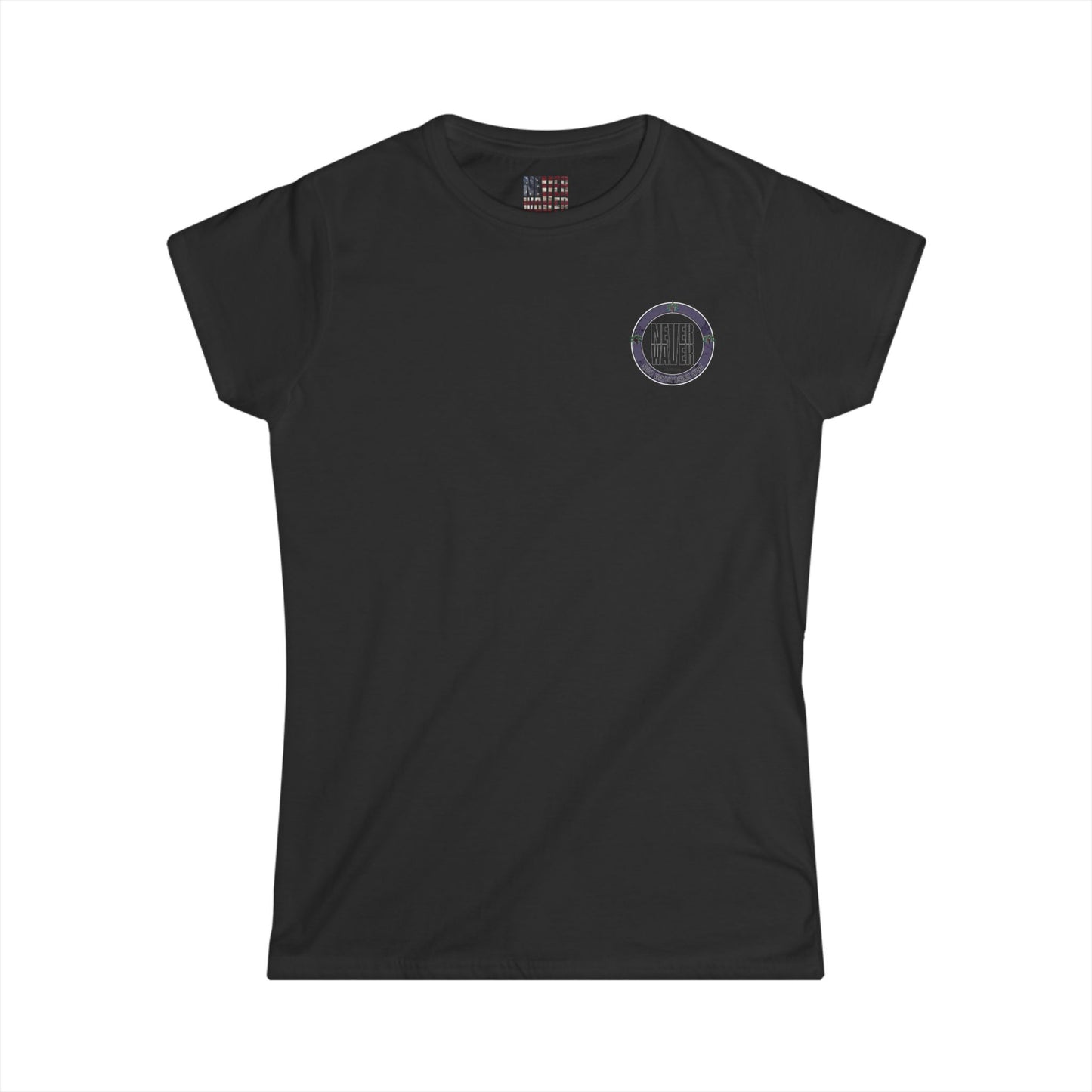Never Waver Save Water Drink Wine Women's Soft Style Tee - - Never Waver