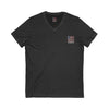 Unisex V-Neck Tee - 'America Never Wavers' Patriotic Shirt - Never Waver