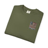 Never Waver Unisex Garment-Dyed T-Shirt - Patriotic Graphic Tee - Never Waver