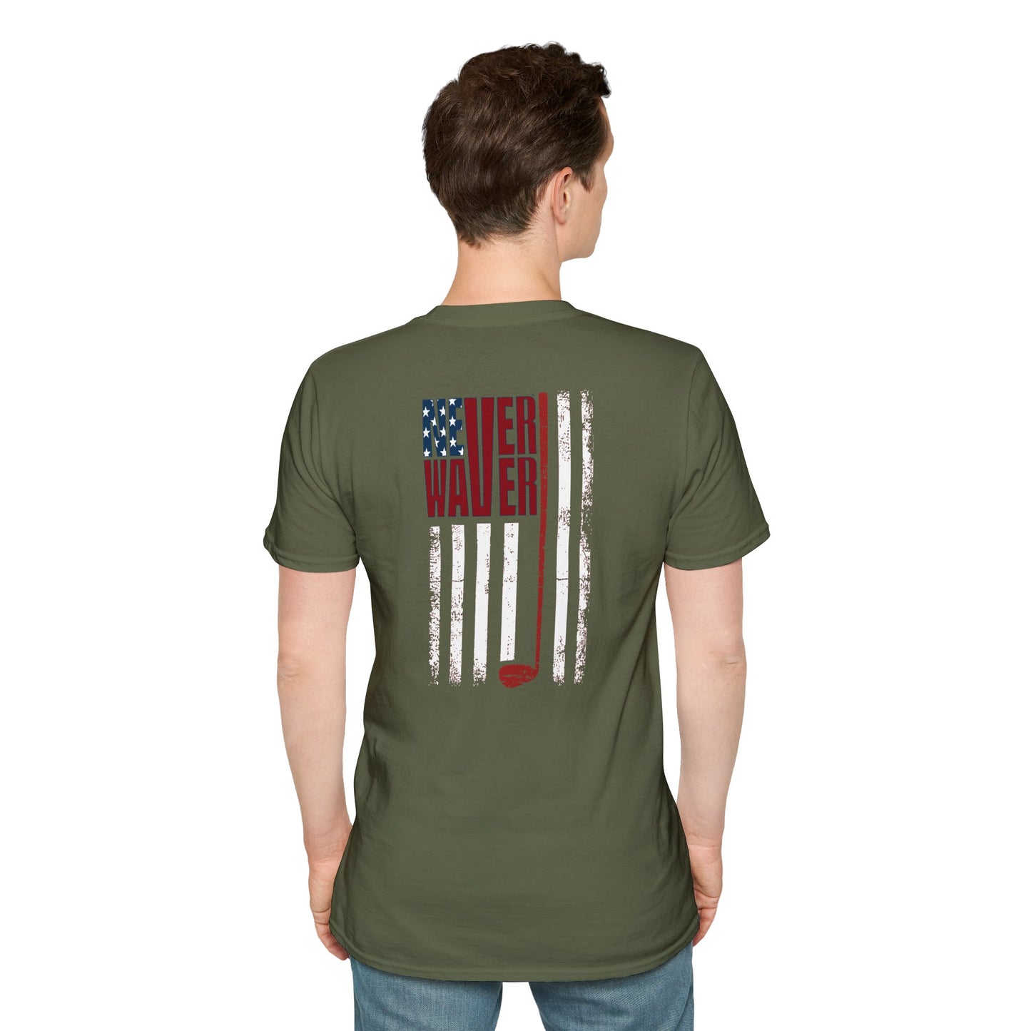 Never Waver Golf Unisex Soft style T-Shirt - Never Waver