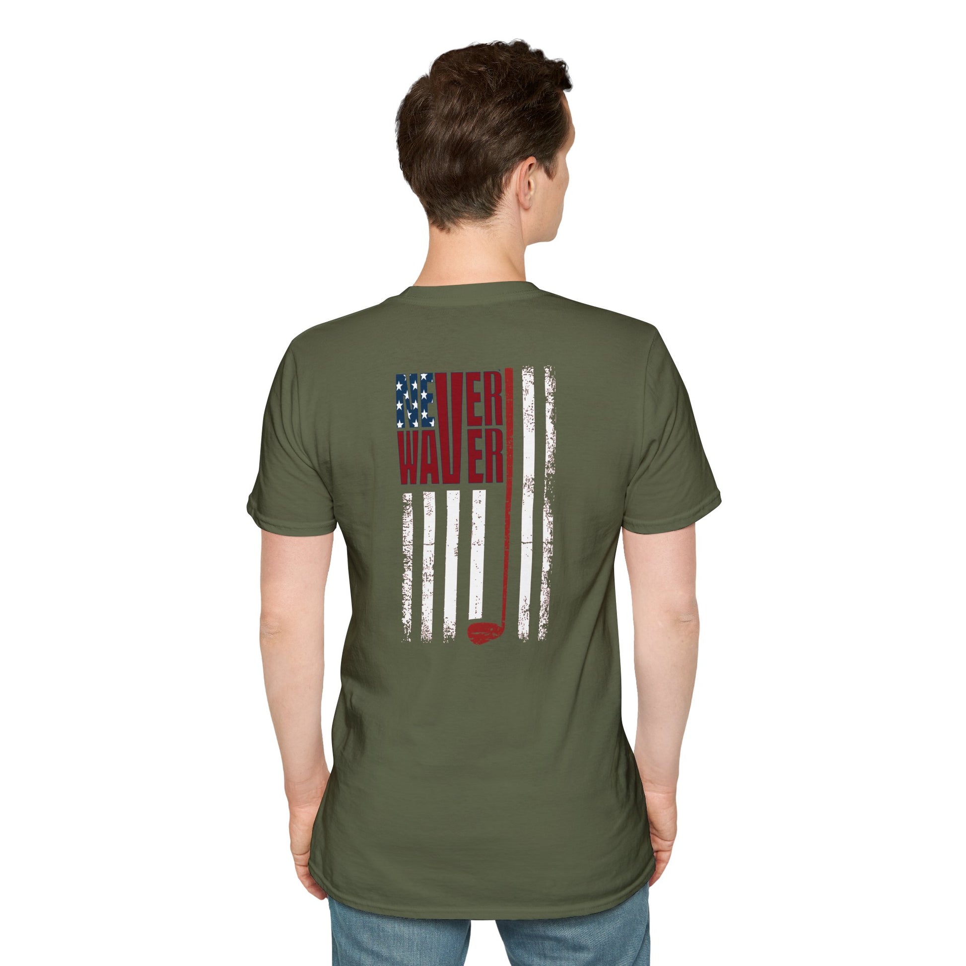 Never Waver Golf Unisex Soft style T-Shirt - Never Waver