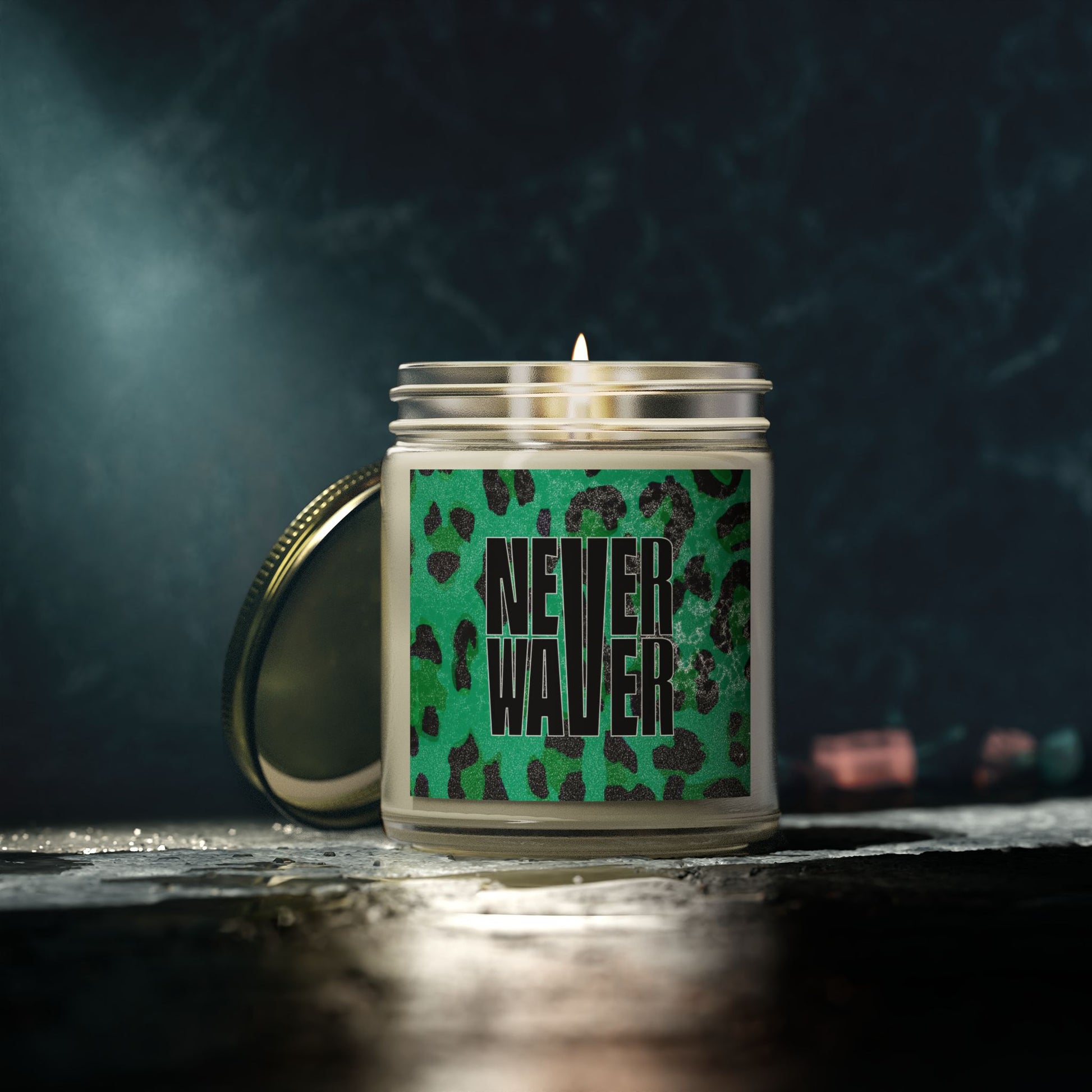 Never Waver Wild Vibes Scented Candles, Coconut Apricot Wax, Eco-Friendly Aromatherapy, Unique Home Decor, Gift for Her, Relaxation Gift - Never Waver