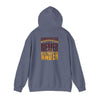 Unisex Heavy Blend™ Hooded Sweatshirt - Washington Fans Never Waver W Leopard Football- Perfect for Sports Fans - Never Waver