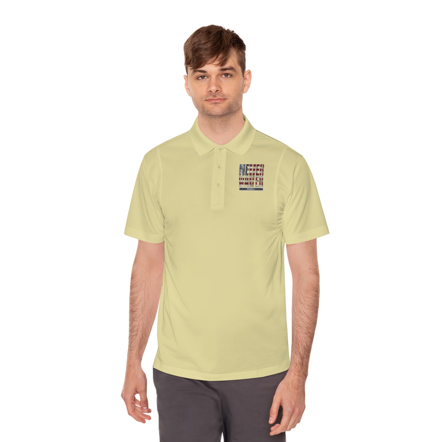 Never Waver Men's Sport Polo Shirt - Never Waver