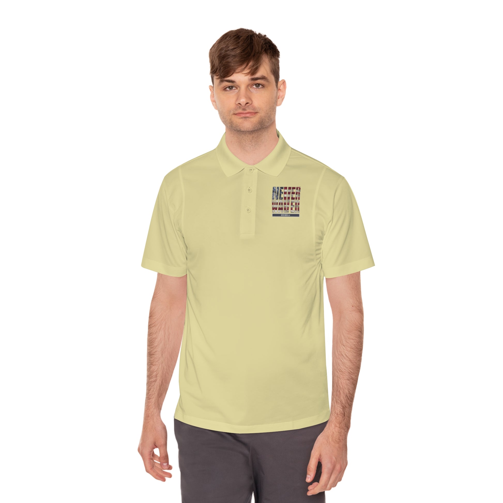 Never Waver Men's Sport Polo Shirt - Never Waver