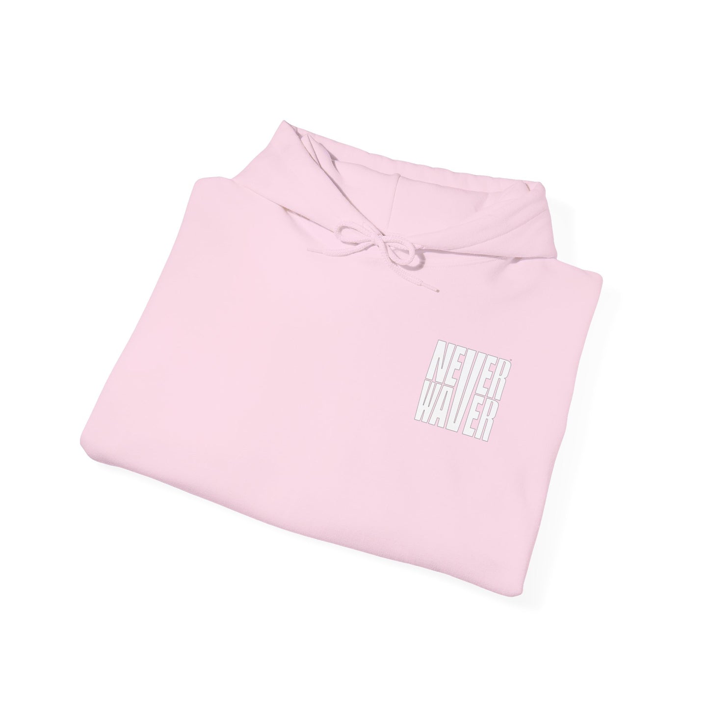 Never Waver” Jesus a bold, eye-catching design that reflects a steadfast faith and confidence in Christ. Hoodie - Unisex Heavy Blend™ Sweatshirt - Never Waver