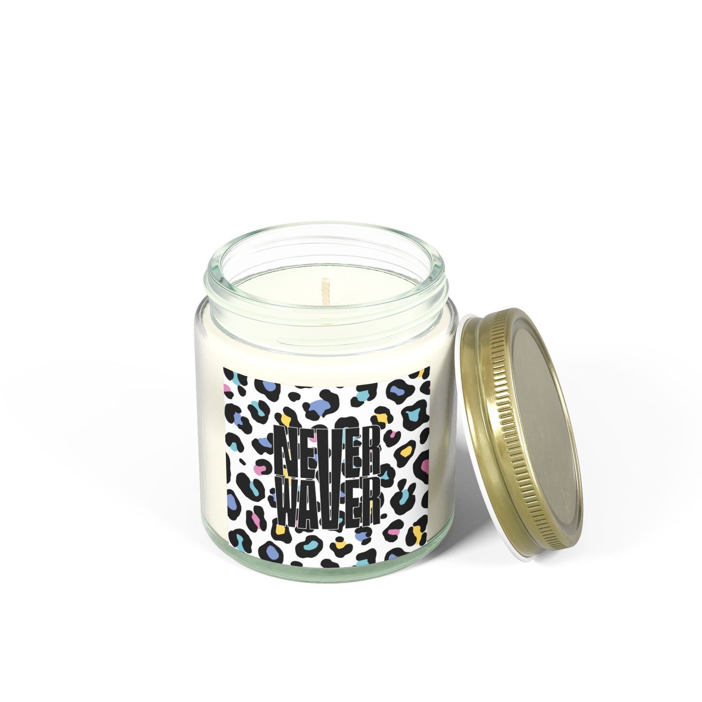 Never Waver Wild Vibes Scented Candles, Coconut Apricot Wax, Eco-Friendly Aromatherapy, Unique Home Decor, Gift for Her, Relaxation Gift - Never Waver