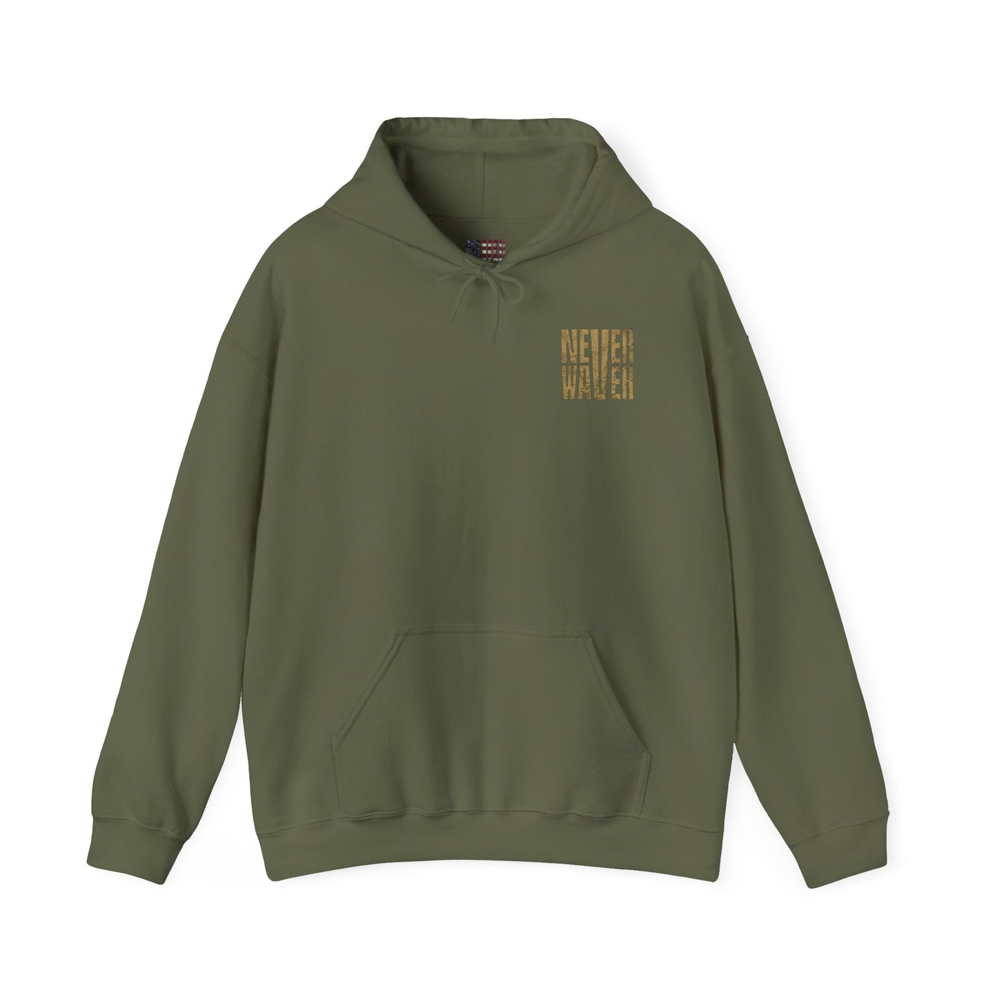 New Orleans Fans Never Waver Unisex Heavy Blend™ Hoodie - Motivational Sweatshirt for Fans - Never Waver