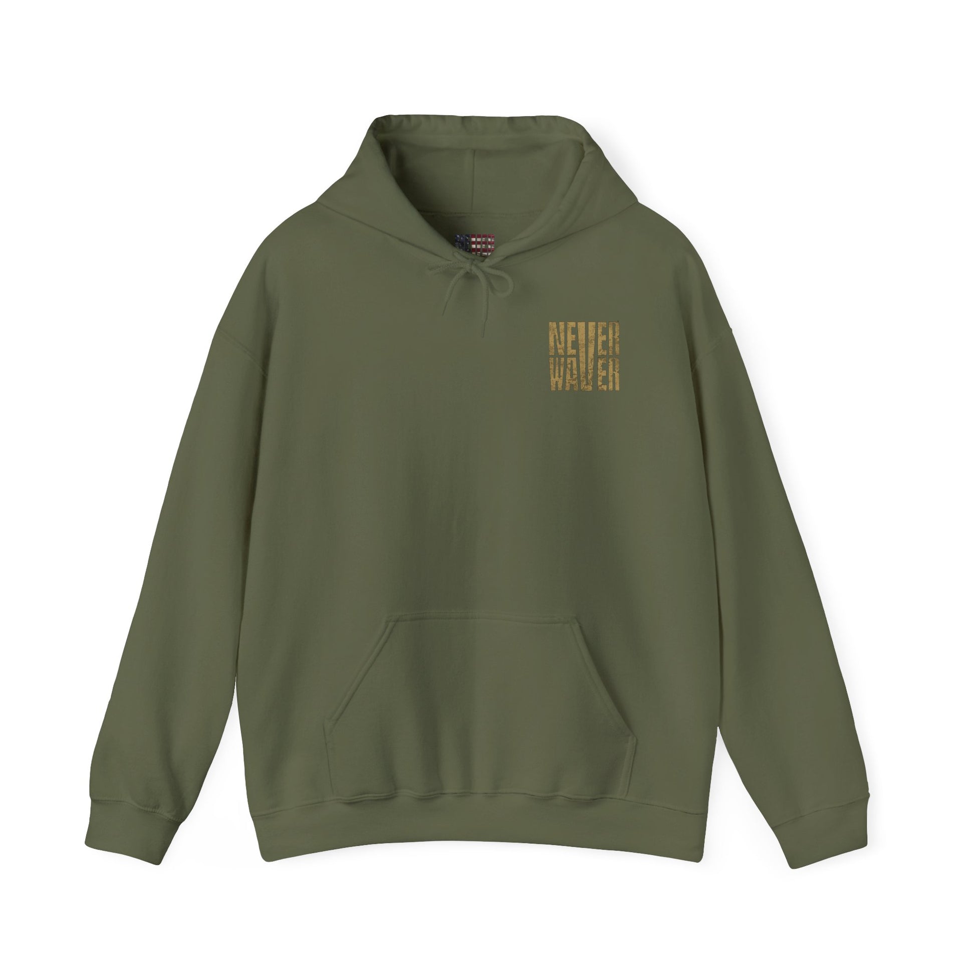 New Orleans Fans Never Waver Unisex Heavy Blend™ Hoodie - Motivational Sweatshirt for Fans - Never Waver