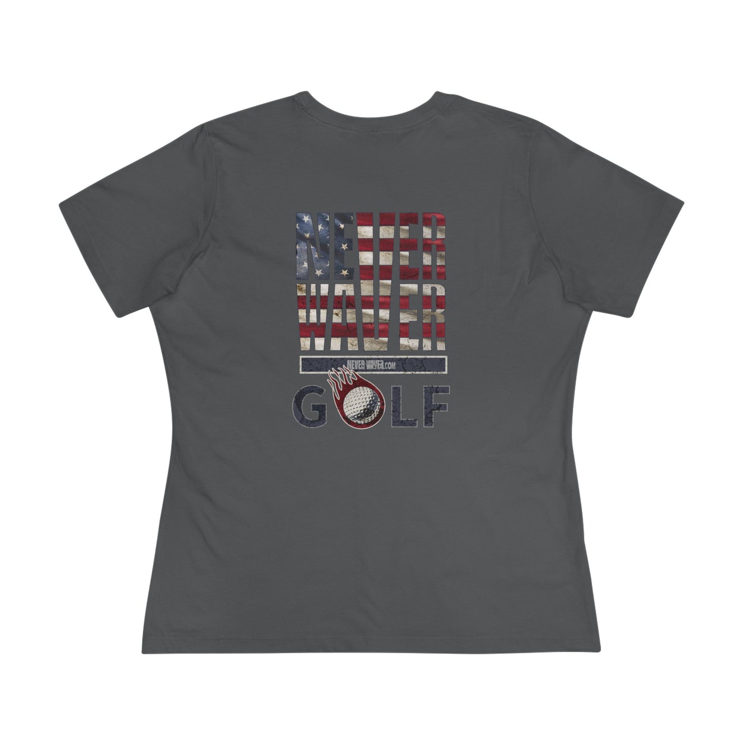 Never Waver Golf Women's Cotton Tee - Never Waver