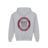 Youth Golf Hoodie - "Keep Calm Never Waver and Golf On" Sweatshirt for Young Golfers - Never Waver