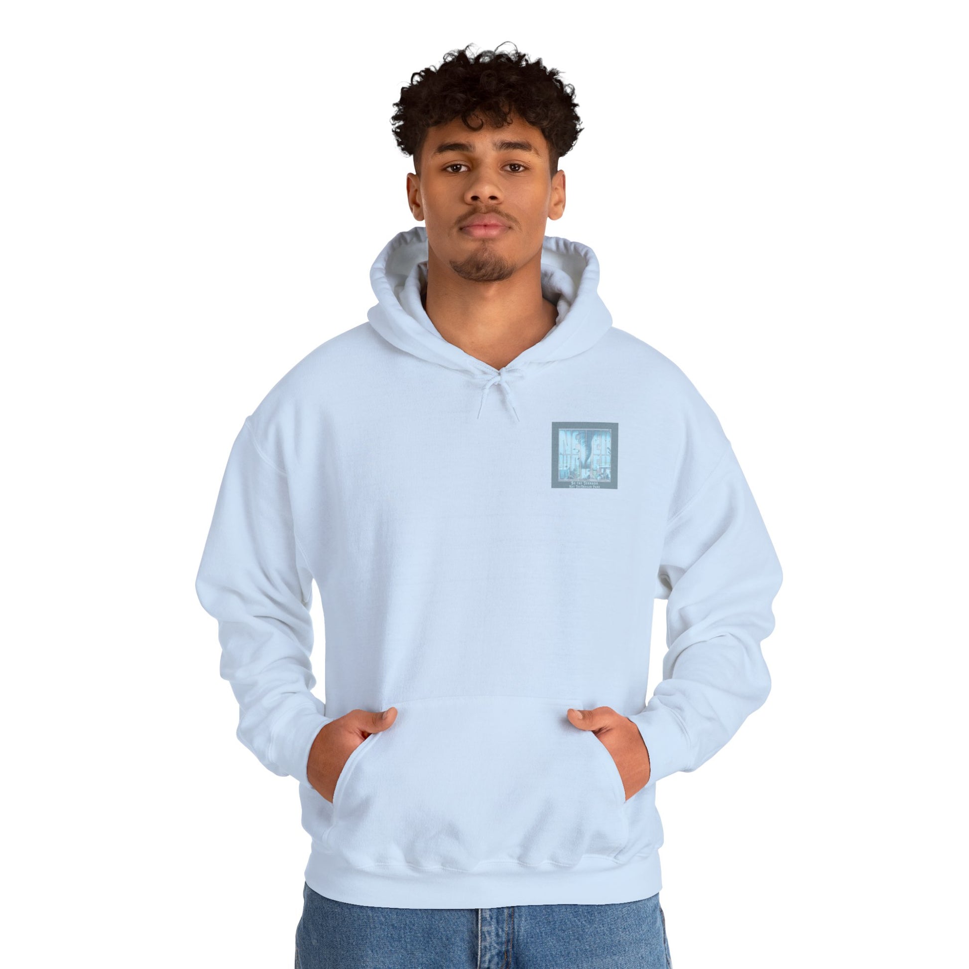 Cozy Unisex Hooded Sweatshirt - "Never Waver" Motivational Design - Never Waver