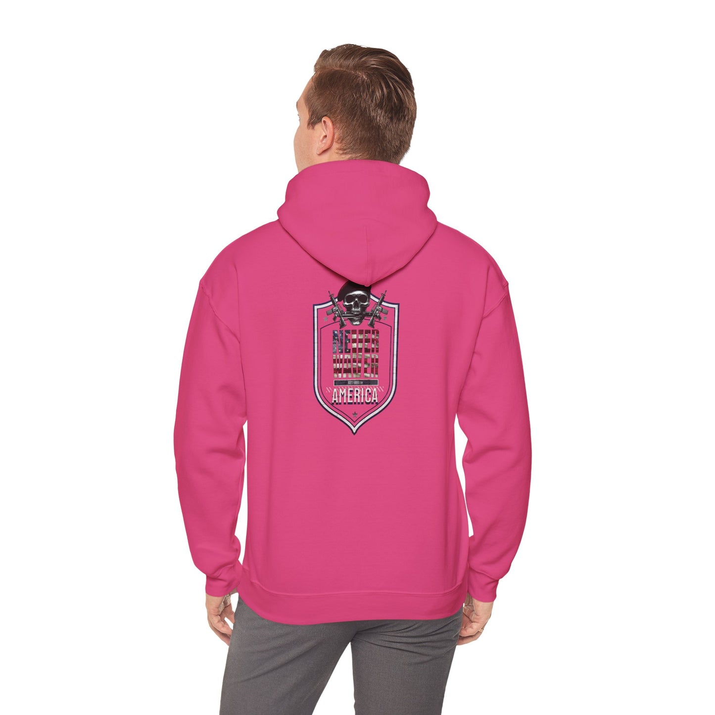 Never Waver Unisex Hooded Sweatshirt - Cozy Casual Wear for Everyday Comfort - Never Waver