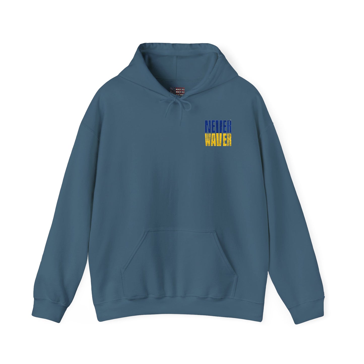 Inspired Unisex Heavy Blend™ Hooded Sweatshirt -Los Angeles Fans NEVER WAVER Graphic - Never Waver