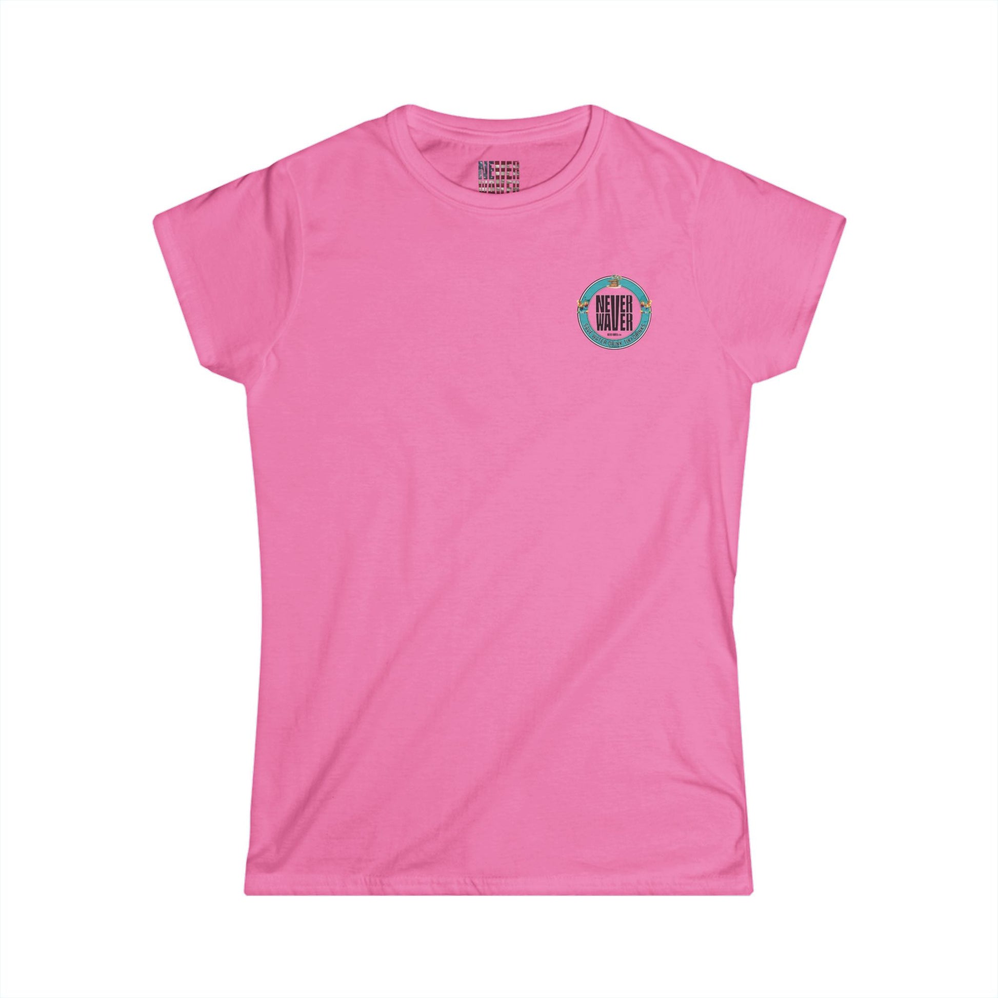 Never Waver Save Water Drink Tiki Drinks Women's Soft Style Tee - - Never Waver