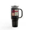 Never Waver Husband Daddy Protector Hero Insulated Travel Mug, 40oz - Never Waver