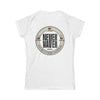 Never Waver Save Water Drink Champagne Women's Soft Style Tee - - Never Waver