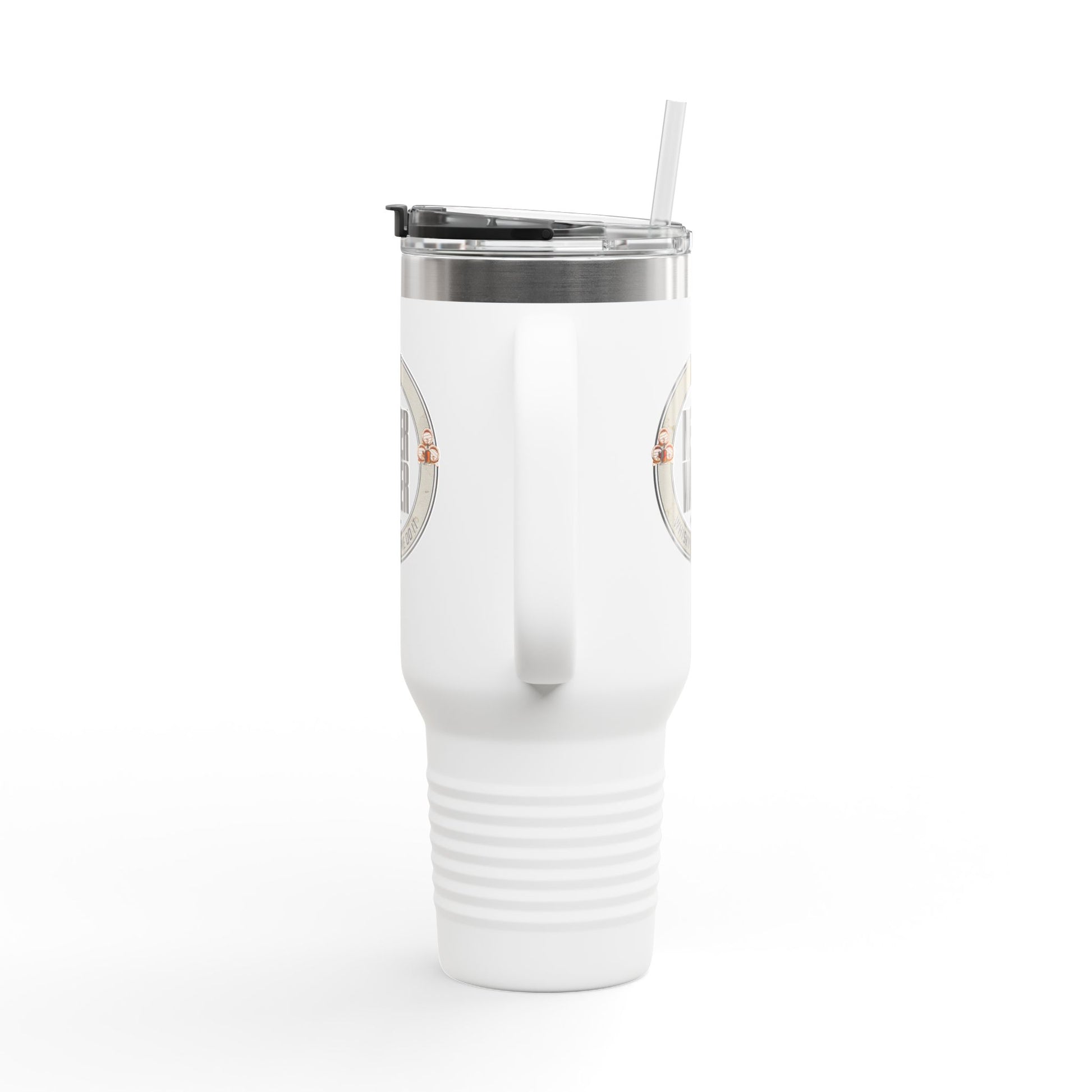 Never Waver Whisky Made Me Do It? Insulated Travel Mug, 40oz - Never Waver