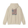 Patriotic Unisex Heavy Blend™ Hooded Sweatshirt - 'America Never Waver' - Never Waver