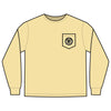 Unisex Long Sleeve Pocket T-Shirt - Never Waver PAPA Because Grandpa Is For Old Guys Design - Never Waver