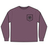 Unisex Long Sleeve Pocket T-Shirt - Never Waver PAPA Because Grandpa Is For Old Guys Design - Never Waver