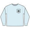 Unisex Long Sleeve Pocket T-Shirt - Never Waver PAPA Because Grandpa Is For Old Guys Design - Never Waver