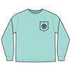 Unisex Long Sleeve Pocket T-Shirt - Never Waver PAPA Because Grandpa Is For Old Guys Design - Never Waver