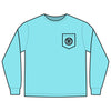 Unisex Long Sleeve Pocket T-Shirt - Never Waver PAPA Because Grandpa Is For Old Guys Design - Never Waver