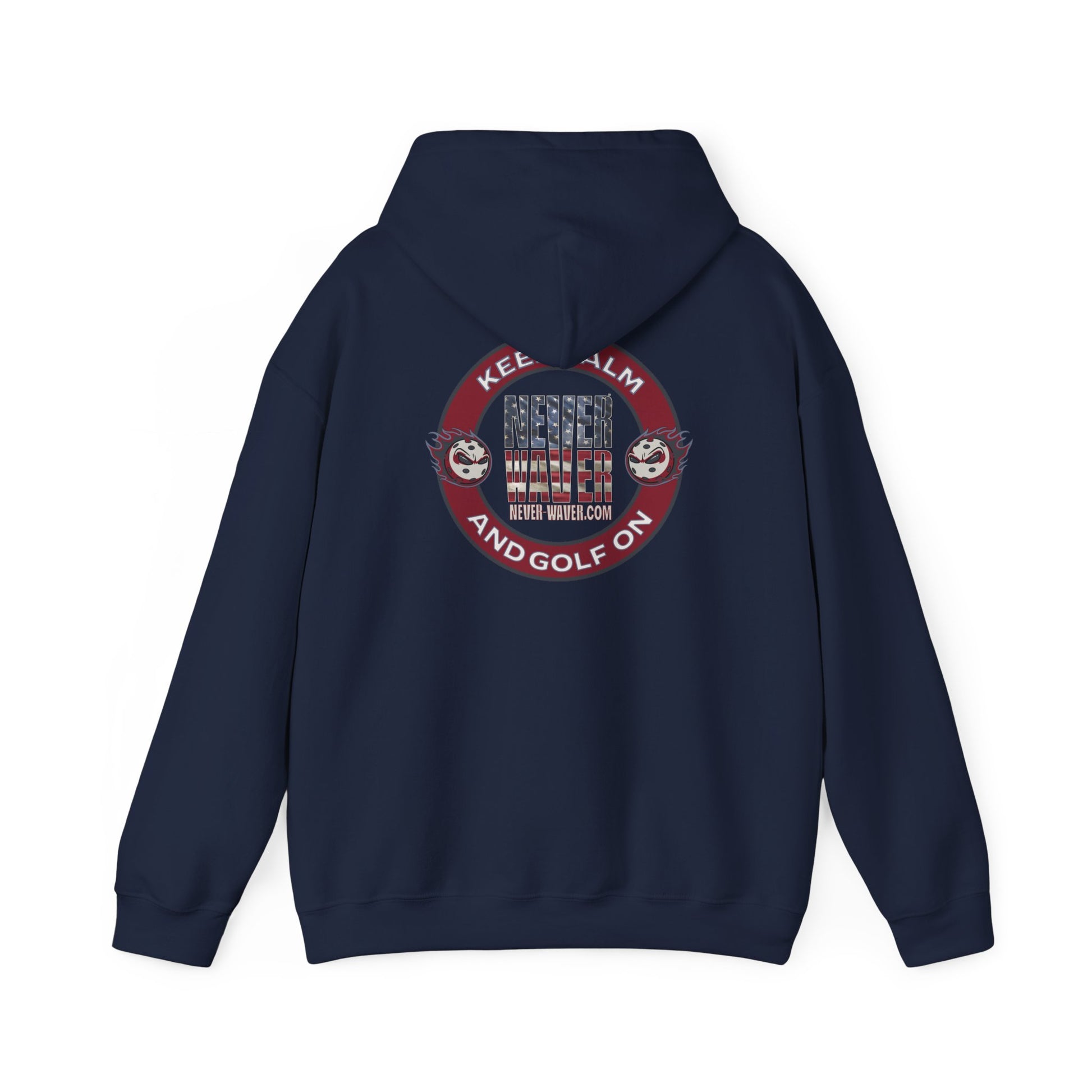 Never Waver Golf Hoodie - Unisex Heavy Blend™ Sweatshirt - Never Waver